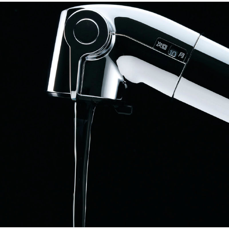 浄水器内蔵シングルレバー混合水栓 オールインワン浄水栓 | 水栓金具