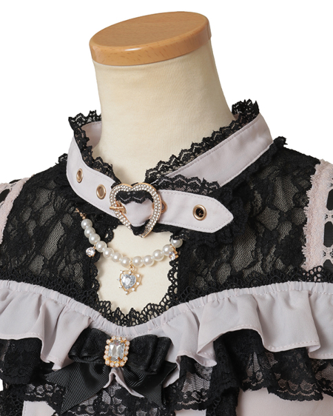 3つリボンフロントチョーカーブラウス ｜ LIZ LISA（リズリサ）公式