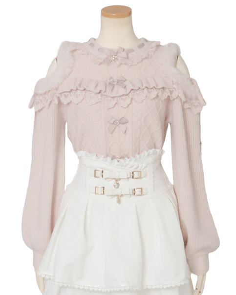 ファースリーブオープンショルダーニット ｜ LIZ LISA（リズリサ）公式