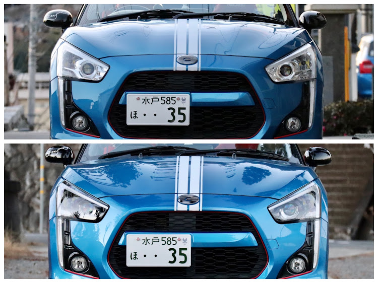 コペン LA400K ヘッドライト インナーブラック 憧れのヘッドライト