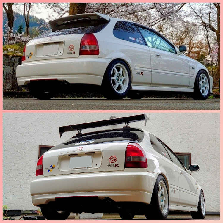 シビックタイプRの純正が一番・やっぱり純正が一番かな・GTウィング