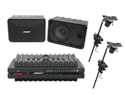 BOSEスピーカーセットレンタル｜アンプ・スピーカー・クランプ｜カメラ