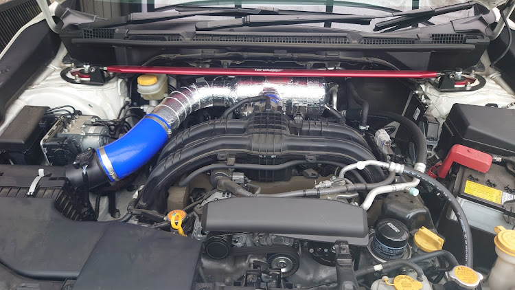 インプレッサ G4のDIY・柿本改インテークチャンバー・吸気系パーツ・熱