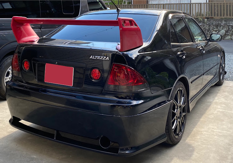 アルテッツァの悩み中・エボ7っぽい？・エボ7ウイング・#トランク