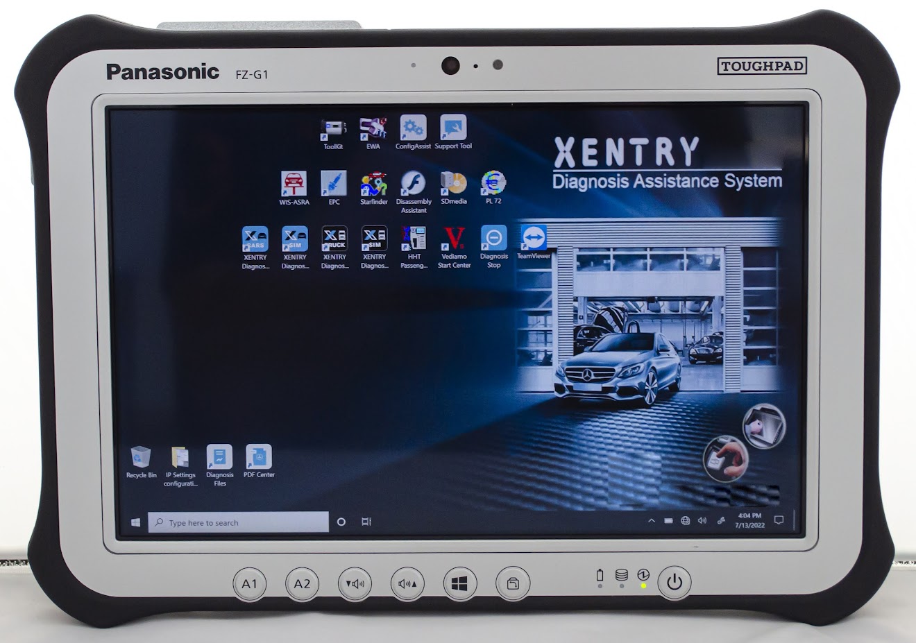 Panasonic ToughPad FZ-G1 i5 + DAS XENTRY Tablet 09.2022 for MB