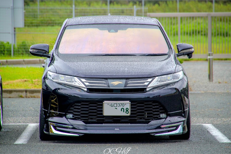 ハリアーの雨の後・魅惑のダンジョン・車高調新調・RSRブラックアイ