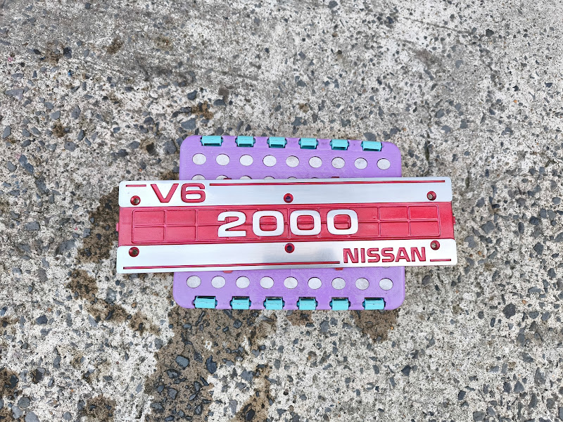 レパードのエンジンカバー塗装・VG20E・aki326に関するカスタム事例