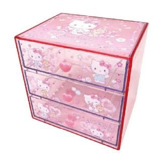 チェスト レトロ 3段 海外限定品 レア ハローキティ