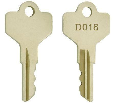 030035 Key (DO18) for 03-0269, 0236, 0199, 0198 | Waste Handling