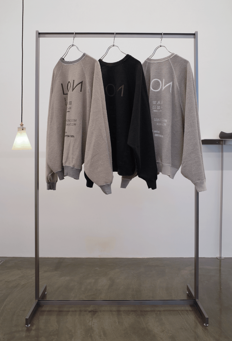 LON スエット TWO SIDE SWEATSHIRT issue # 04 TWO SIDE SWEATSHIRT