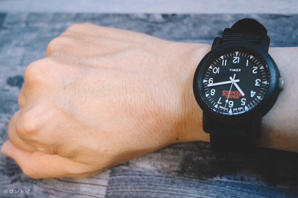 ストレンジャー・シングスとタイメックスのコラボウォッチ、文字盤が