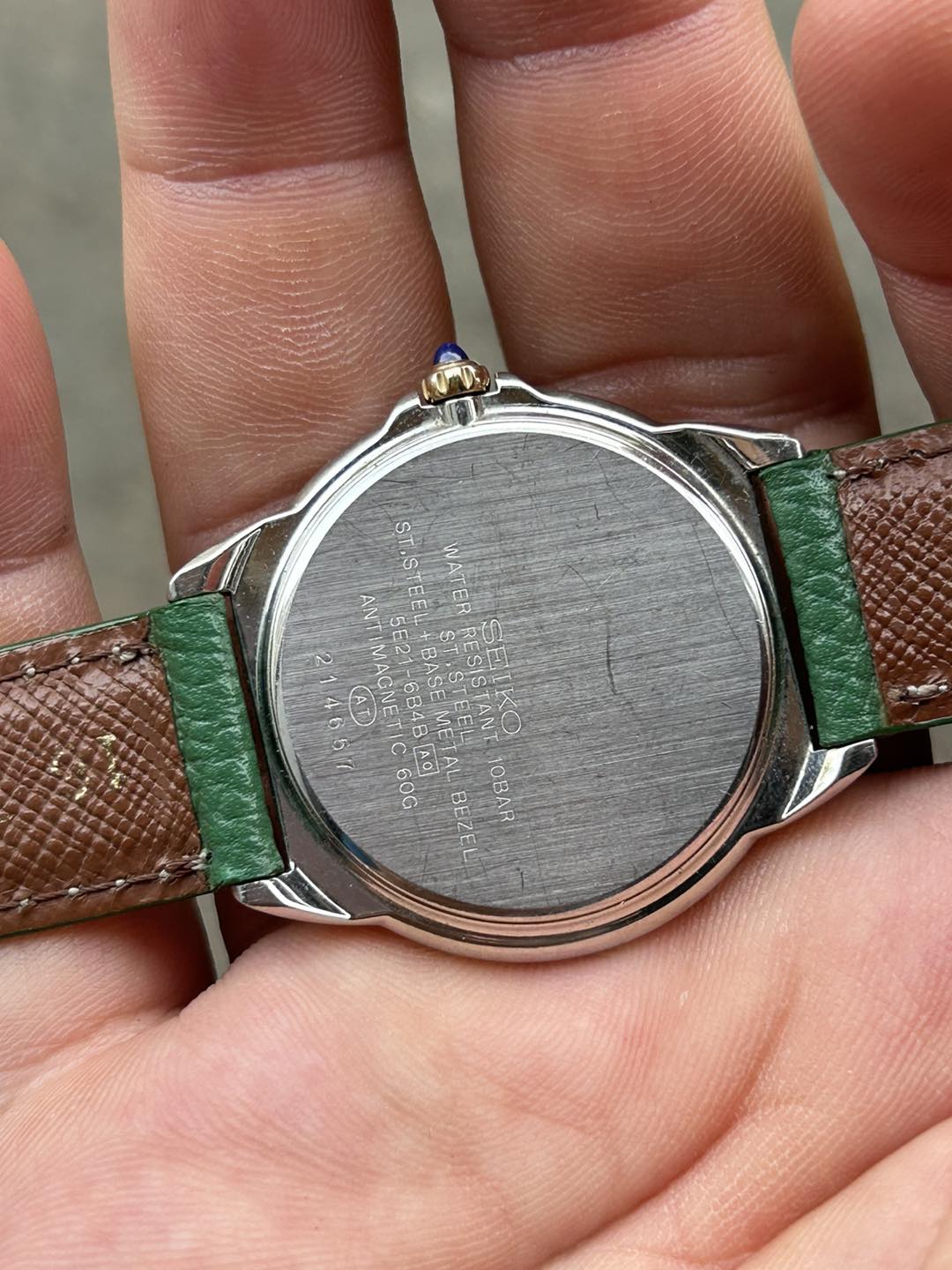 Vintage SEIKO Presage QUARTZ watch 5E21-6B4B/ case no.214657