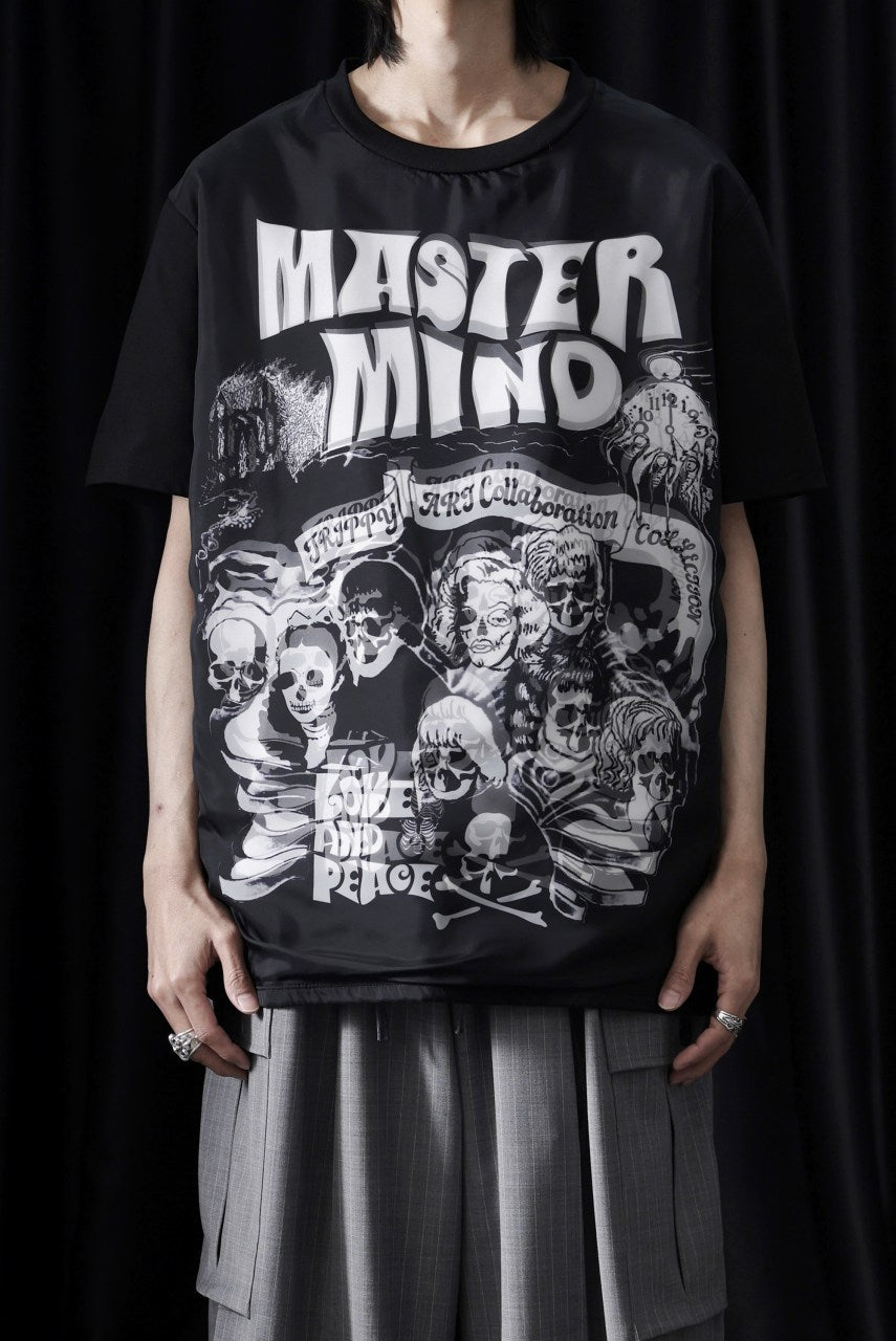 mastermind JAPAN x TRIPPY MIKIO ART S/S TEE ROCK STARS (BLACK)の