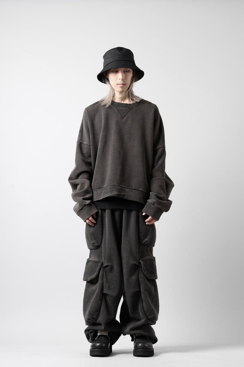 entire studios BOX CREW SWEAT PULLOVER (WASHED BLACK)の商品ページ