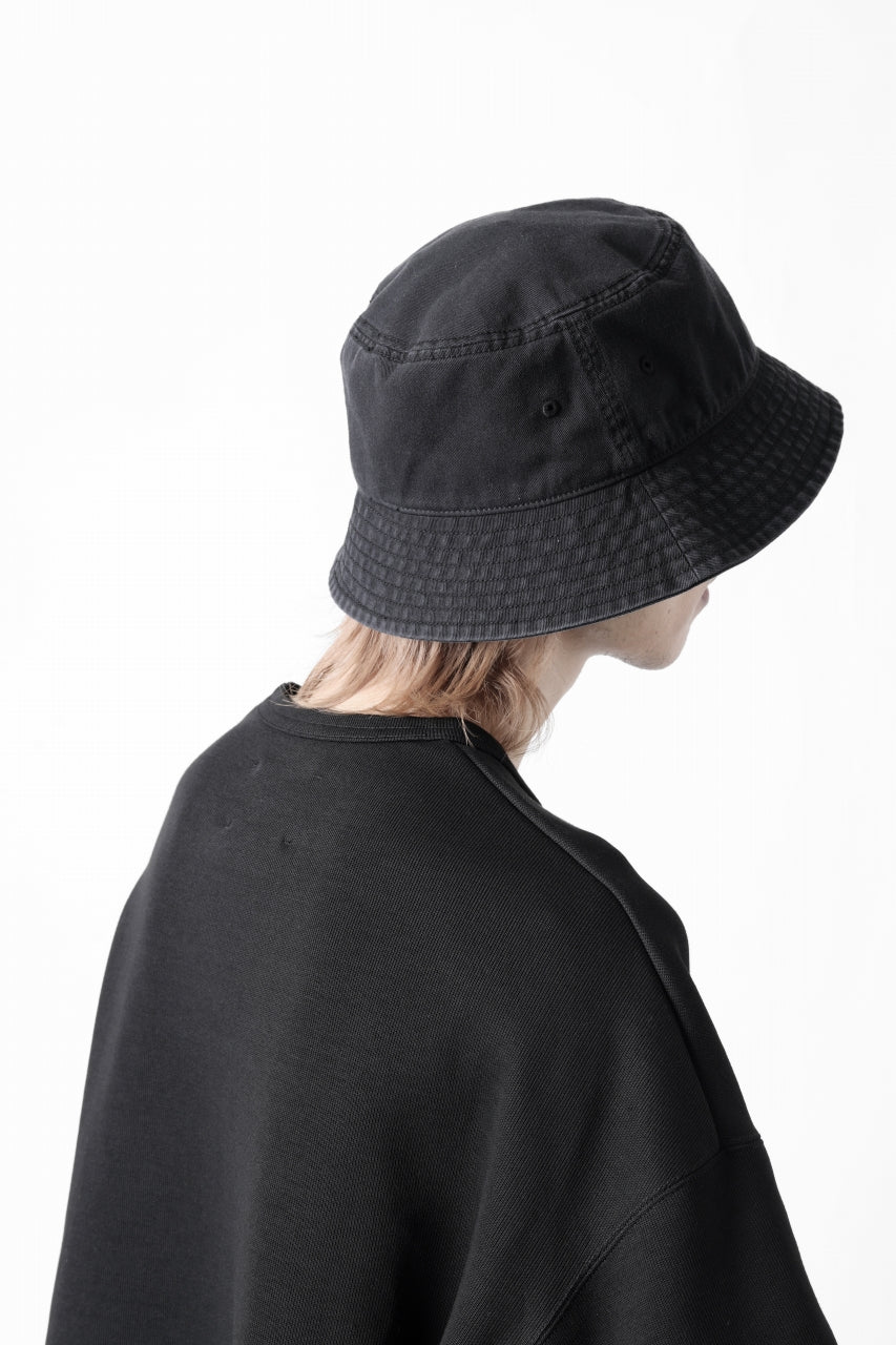 Y-3 Yohji Yamamoto LOGO BUCKET HAT (BLACK) – LOOM OSAKA