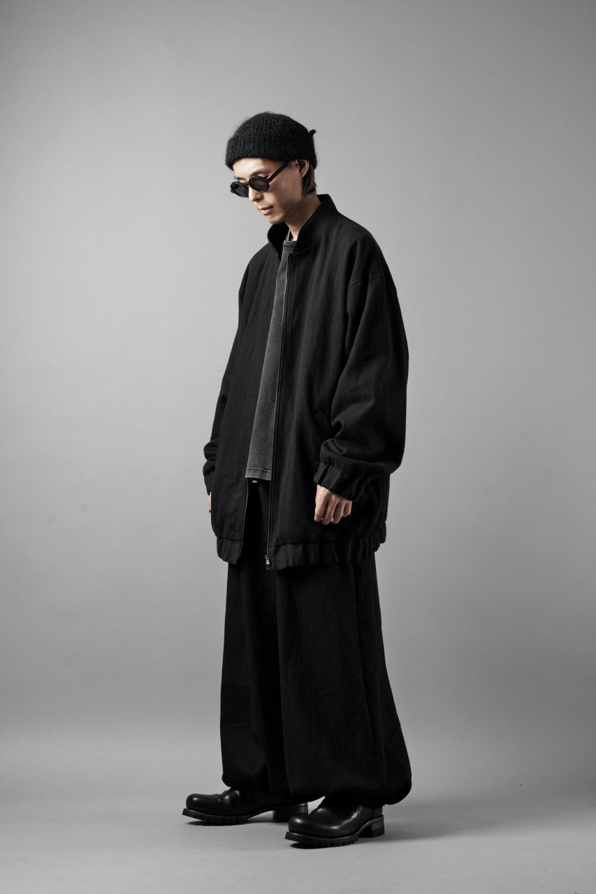 kujaku oversized zip-up blouson / J-811 (black)の商品ページ