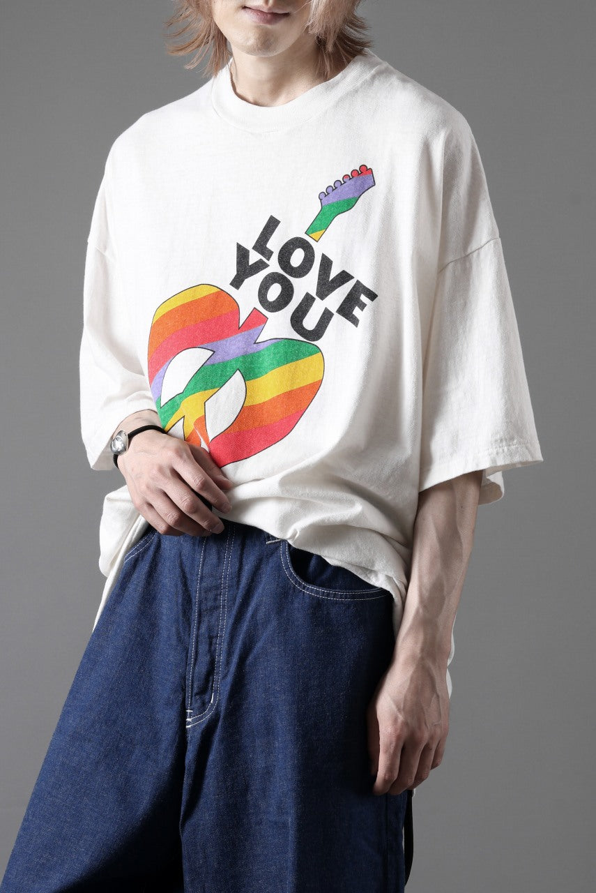 READYMADE S/S LOVE YOU T-SHIRT (WHITE) – LOOM OSAKA