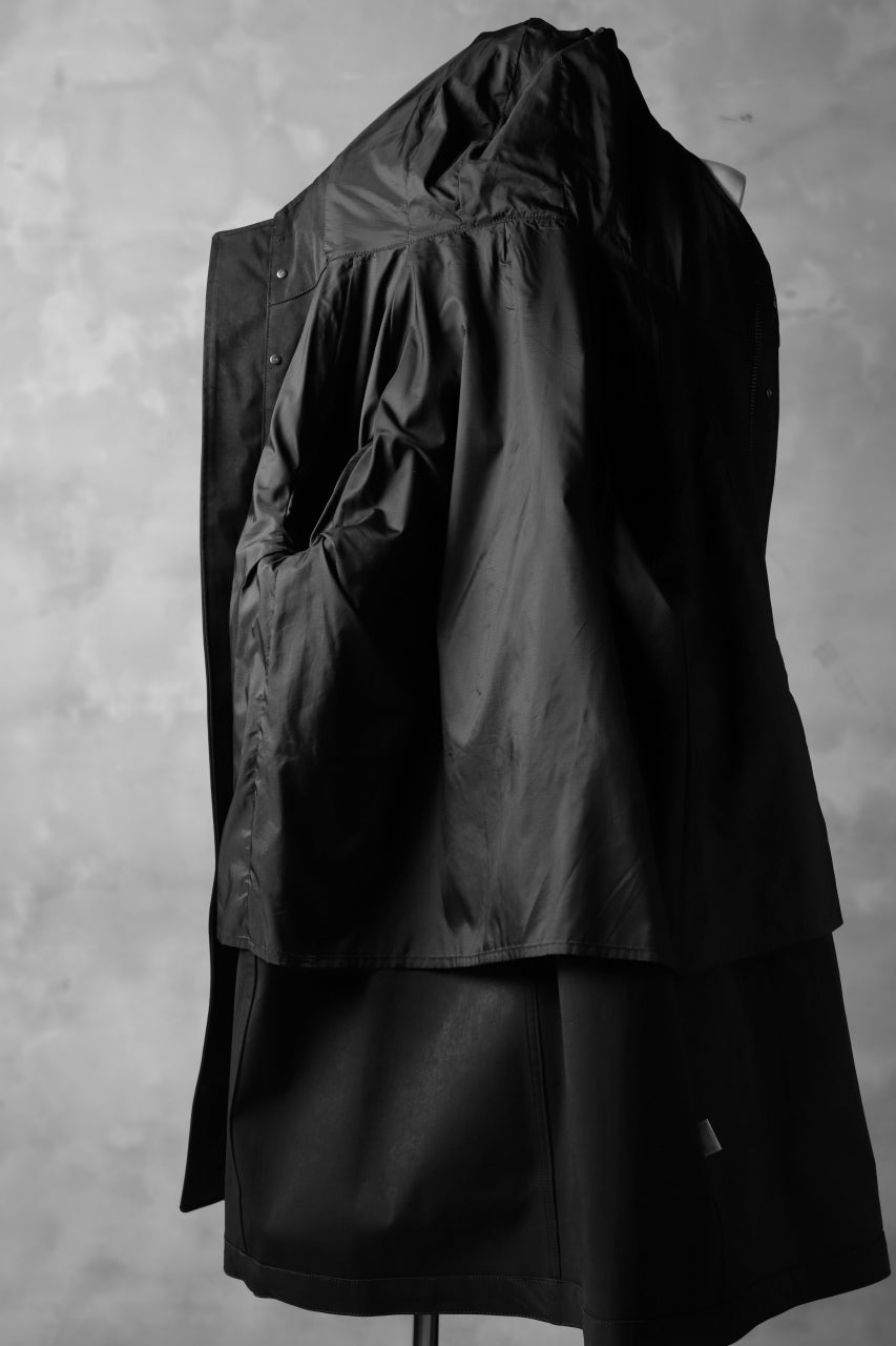 COLINA M-1948 HOOD PARKA COAT / HIGH DENSITY MILICLOTH (BLACK)の