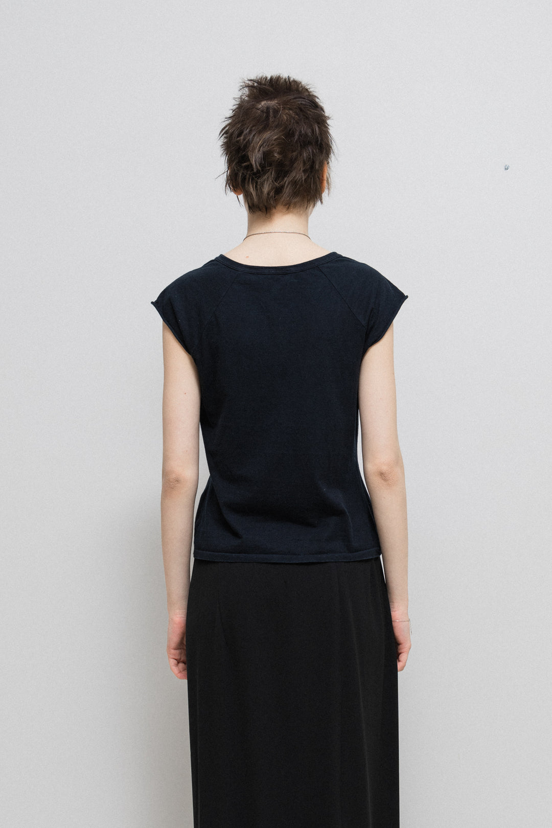 ANN DEMEULEMEESTER - SS03 Printed cotton top – L'OBSCUR