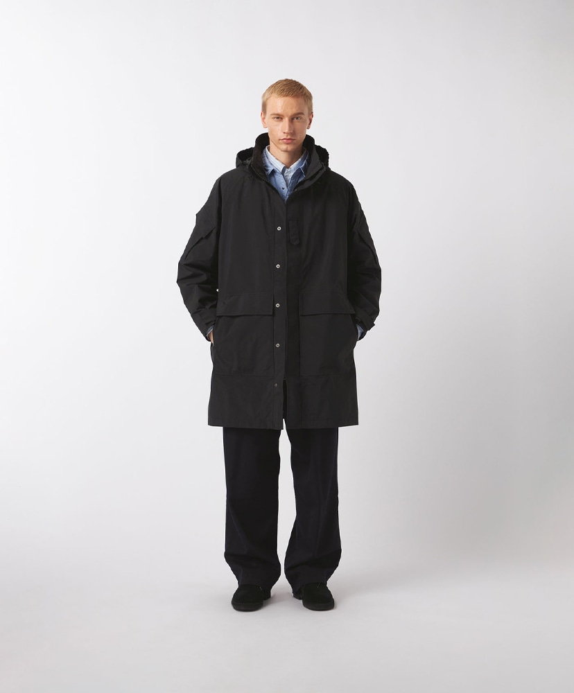 2L NYLON GORE-TEX Cruiser Coat(M(MEN) K/ブラック): nanamica