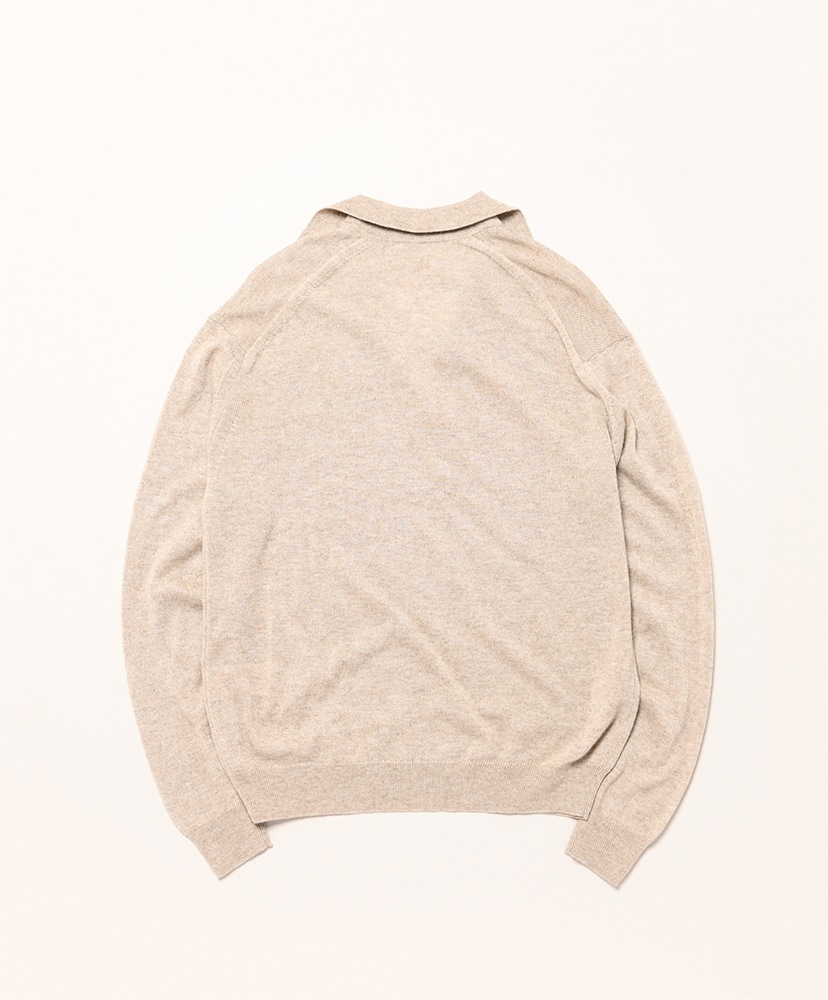 Super Fine Cashmere Silk Knit Skipper Polo(0(WOMEN) Mint Green