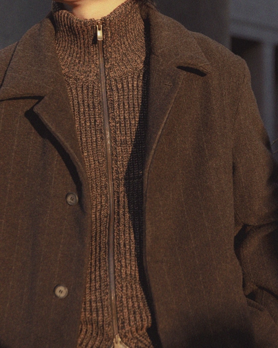 別注商品】BATONER×LOFTMAN｜Mix Color Tweed Knit Blouson