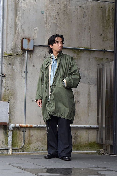 orSlow-M-65 FISH TAIL COAT (GRN)