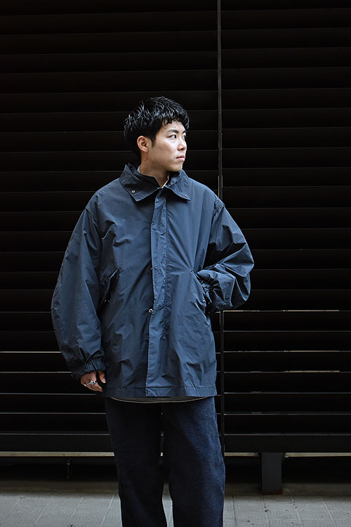 ATON[エイトン] 23AW Air Weather | Short Mods Coat [Charcoal Grey]