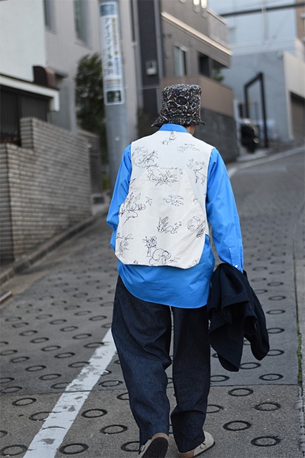 ENGINEERED GARMENTS/エンジニアードガーメンツ】Fowl Vest - Animal
