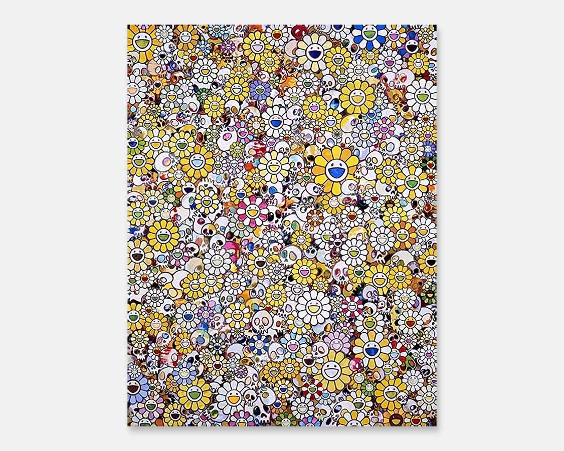 Takashi Murakami, Skulls & Flowers Blue, 2016 - 高士畫廊 Loftyart