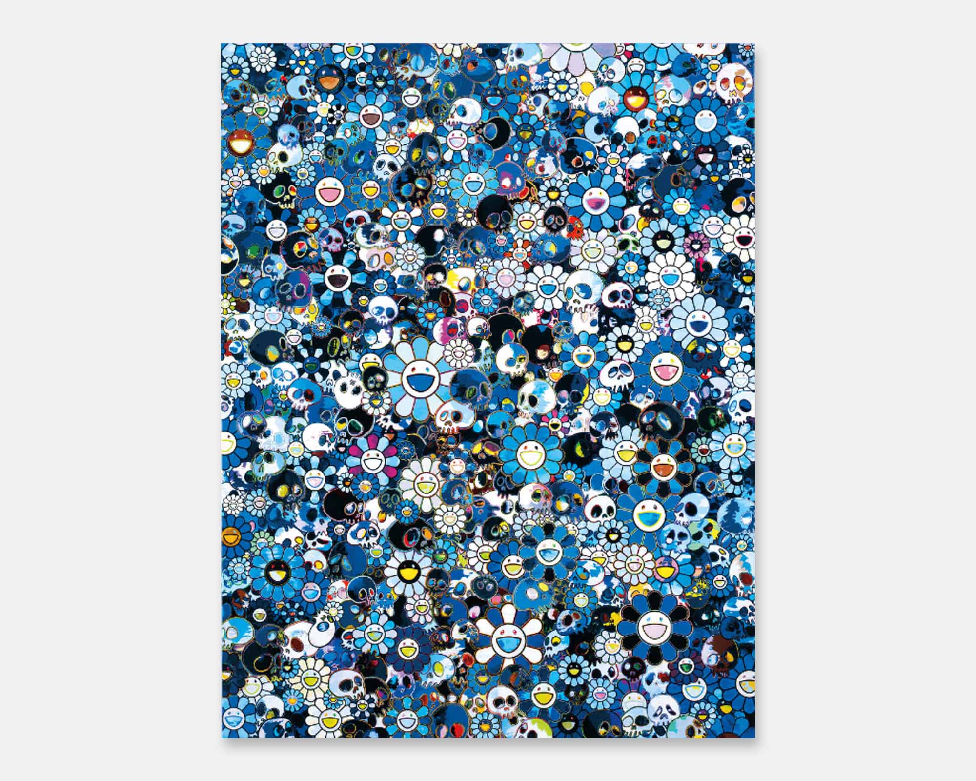 Takashi Murakami, Skulls & Flowers Blue, 2016 - 高士畫廊 Loftyart