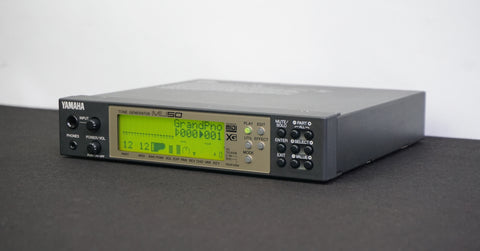 Yamaha MU50 MIDI Tone Generator 90's 1/2U Sound Module Rompler
