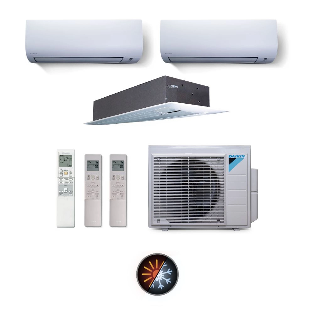 Ar Condicionado Multi Split 3 Ambientes 24000 Btus Inverter