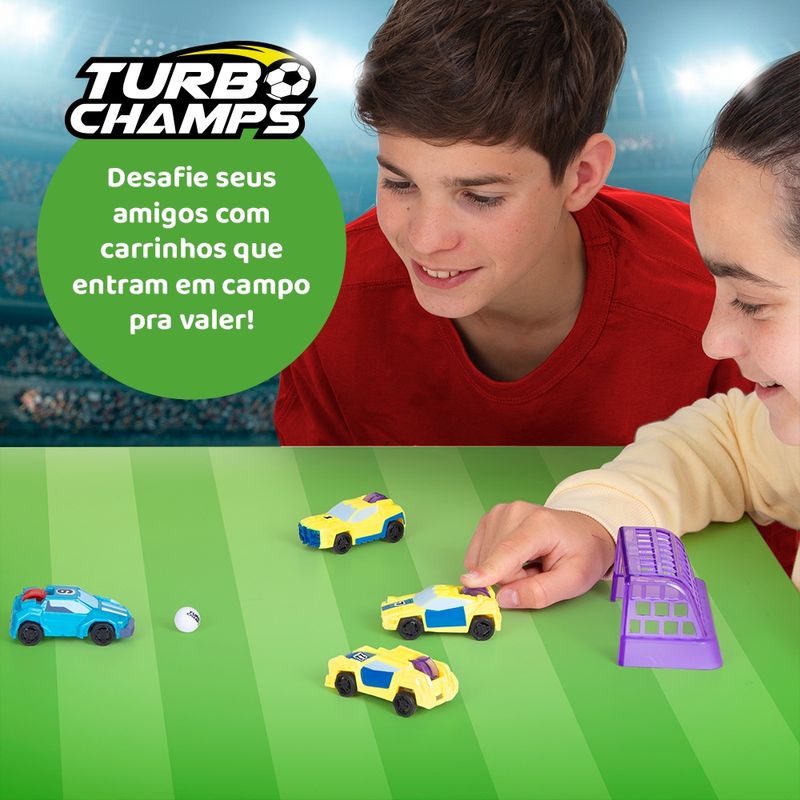 Turbo Champs Desafio 1x1 Futebol 3 Modelos Sortidos - BR2459 - Multi