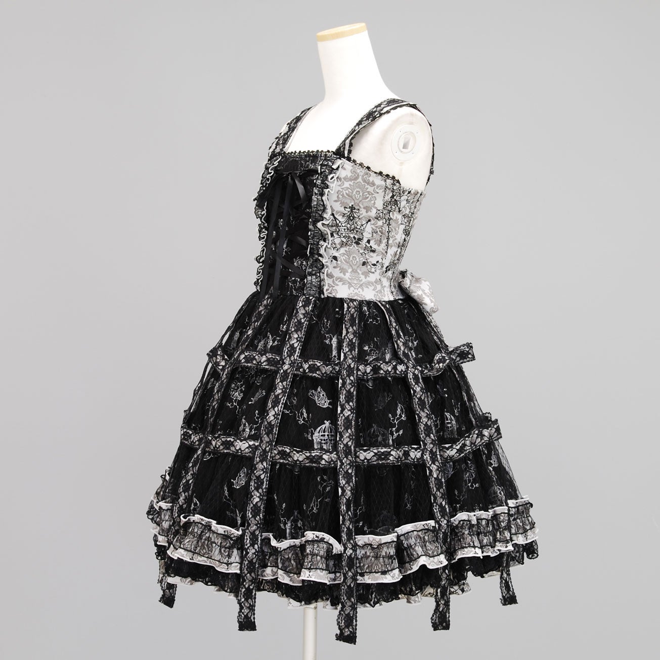 FRILL Birdcage Skirt JSK by h.NAOTO