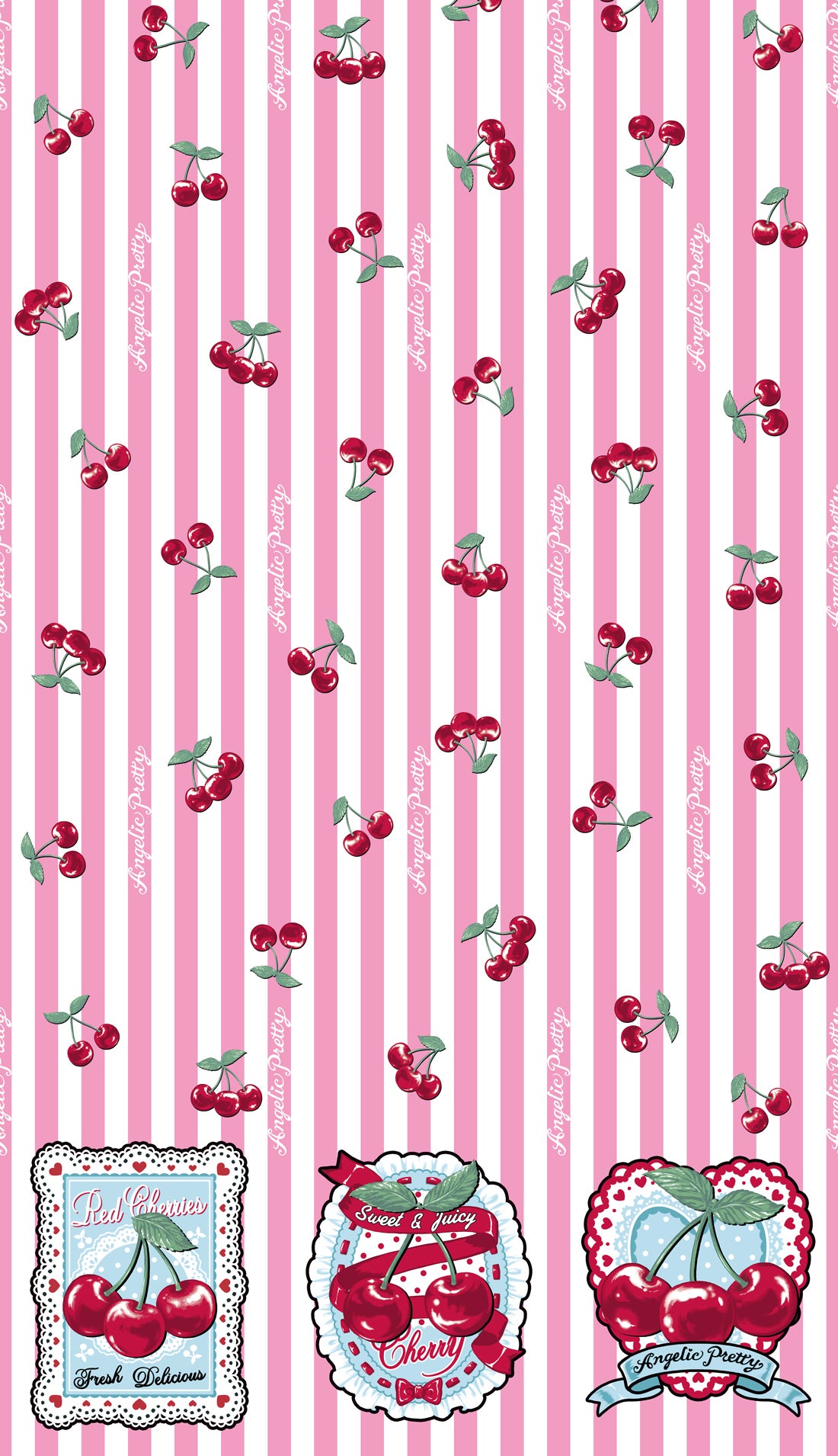 Cherry Stamp JSK by Angelic Pretty