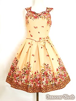 Strawberry Rose Garden JSK by Innocent World