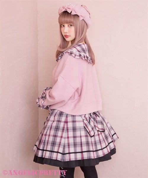 Tartan Check Lesson Skirt by Angelic Pretty