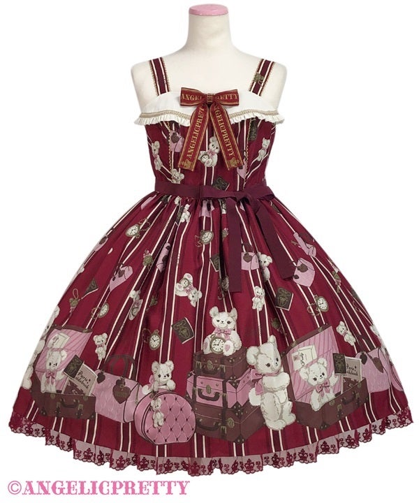 Travel Bear Collared JSK by Angelic Pretty