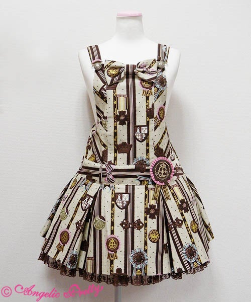 Chocolate Rosette Salopette (2016) by Angelic Pretty