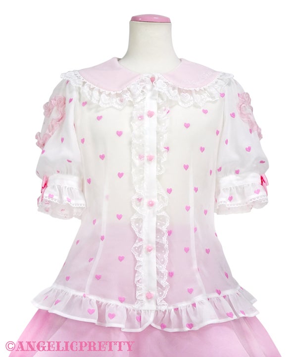 Lovely Heart Blouse (2022) by Angelic Pretty