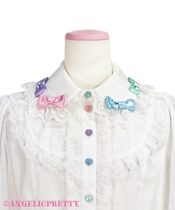 Sugar Hearts Blouse (2024) by Angelic Pretty