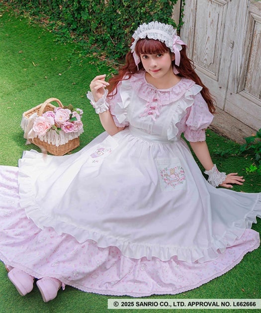 Chalmiere ~ Marron Cream Apron by Axes Femme