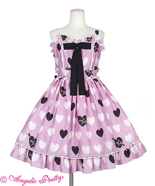 Angelic Pretty トッピングハートジャンパースカート set Angelic