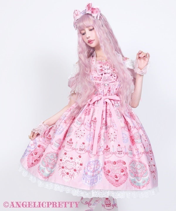 Happy Cakes Shirring JSK by Angelic Pretty