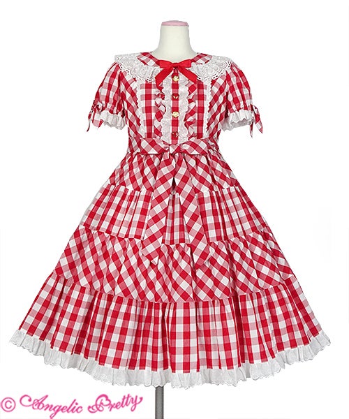 Märchen Check OP (Gingham) by Angelic Pretty