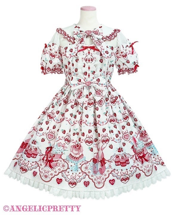Strawberry Cake Party OP by Angelic Pretty