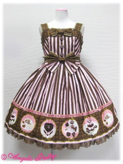 Melty Chocolate High Waist JSK (2010) by Angelic Pretty