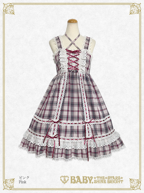 Tartan Check Babydoll JSK (2019) by Baby, the Stars Shine Bright