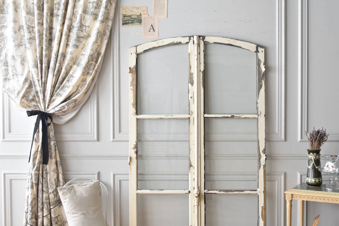 フランスアンティーク建具 アンティーク窓.12 グレモン錠